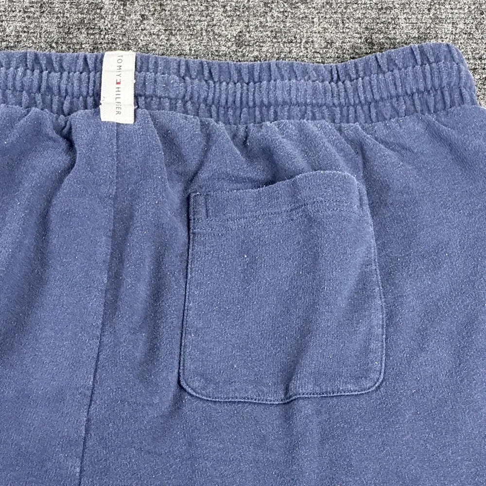 Tommy Hilfiger Mens Navy Blue Logo Tape Sleepwear Jogger Pants Size Large L‎
